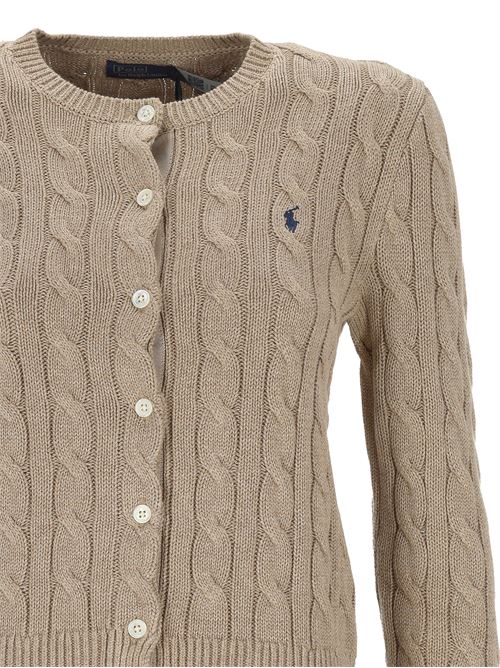 Beige front button cardigan POLO RALPH LAUREN | 211891643021